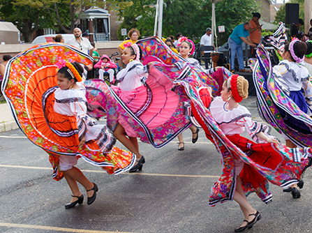 Girls dancing