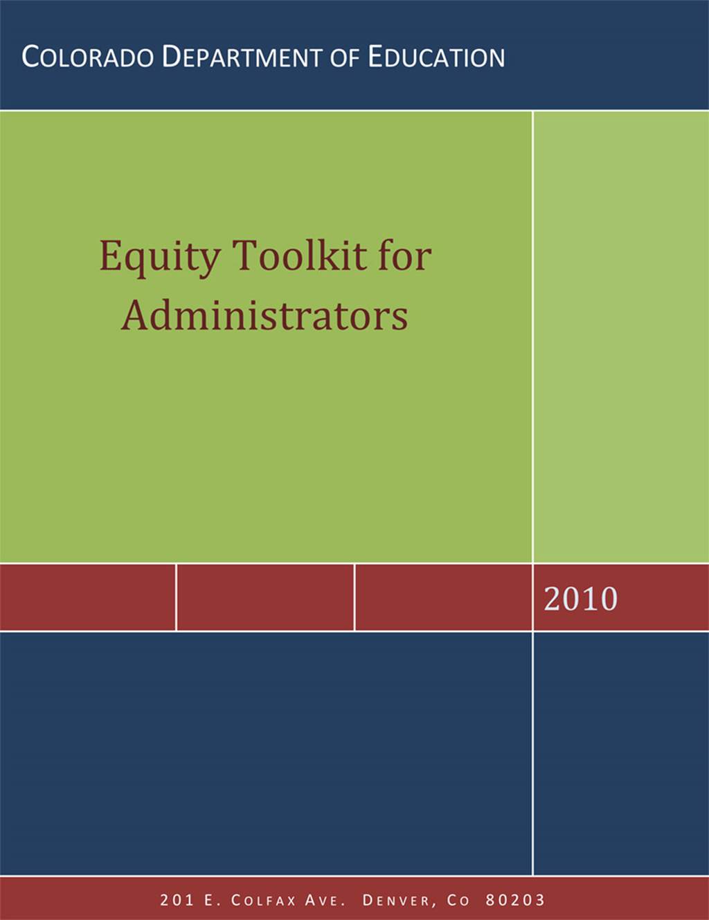 Equity Toolkit for Administrators - image