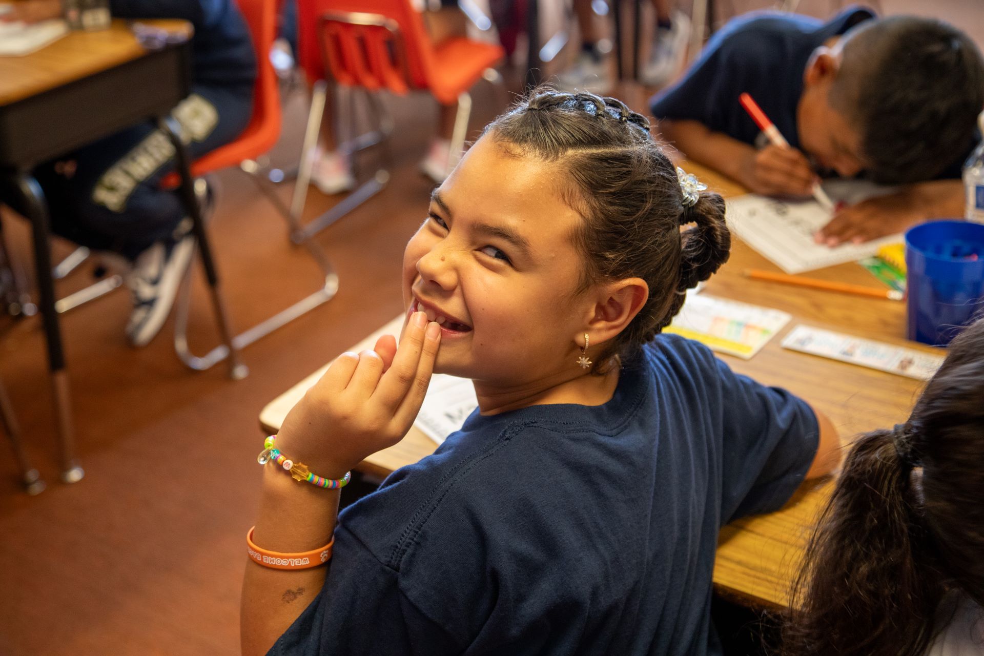 Greeley ES students smiling
