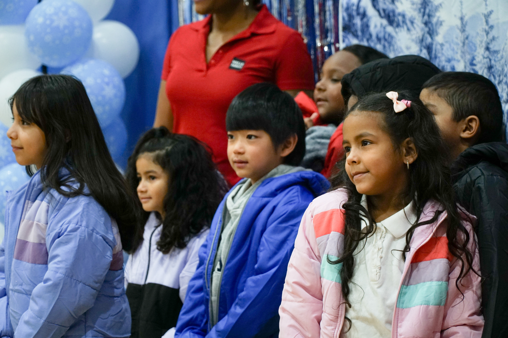 Operation Warm image of students wearing coats