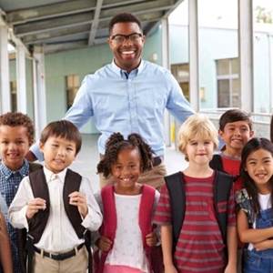 Leading for Equity: Opportunities for State Education Chiefs - Group photo of school children