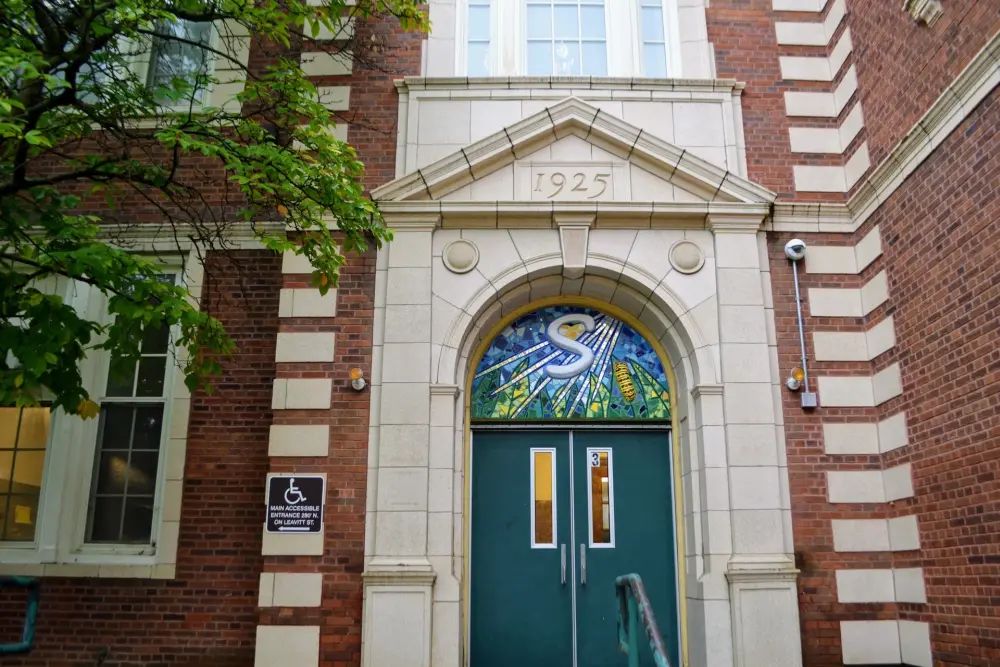 School entrance