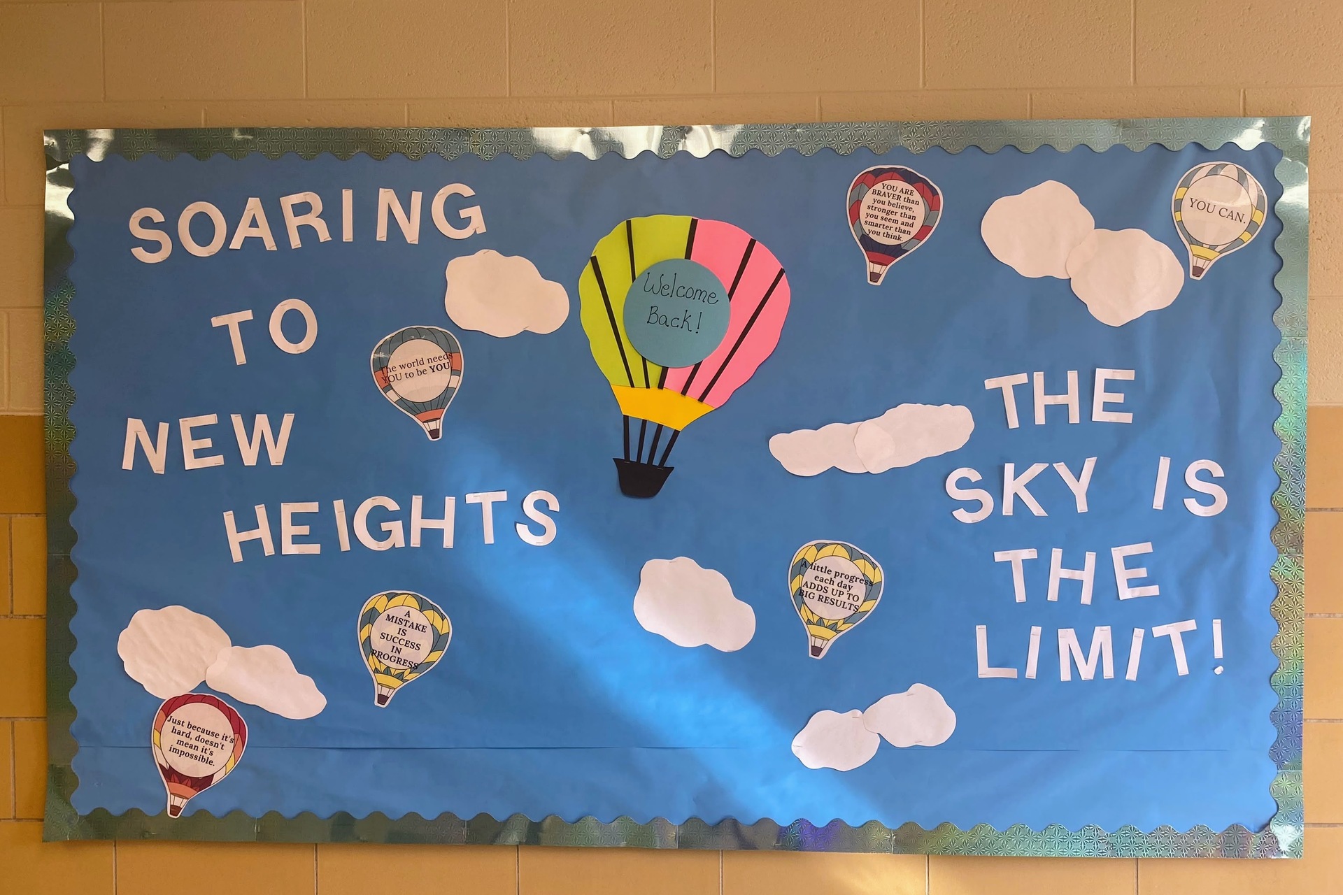 soaring to new height, sky is the limit