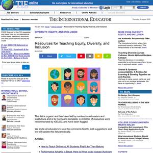 Resources for Teaching Equity, Diversity, and Inclusion - image