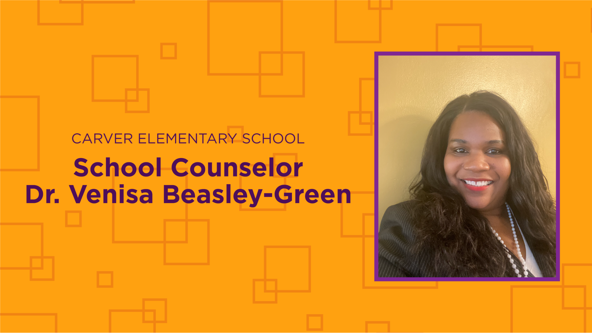 Image of School Counselor Dr. Venisa Beasley-Green