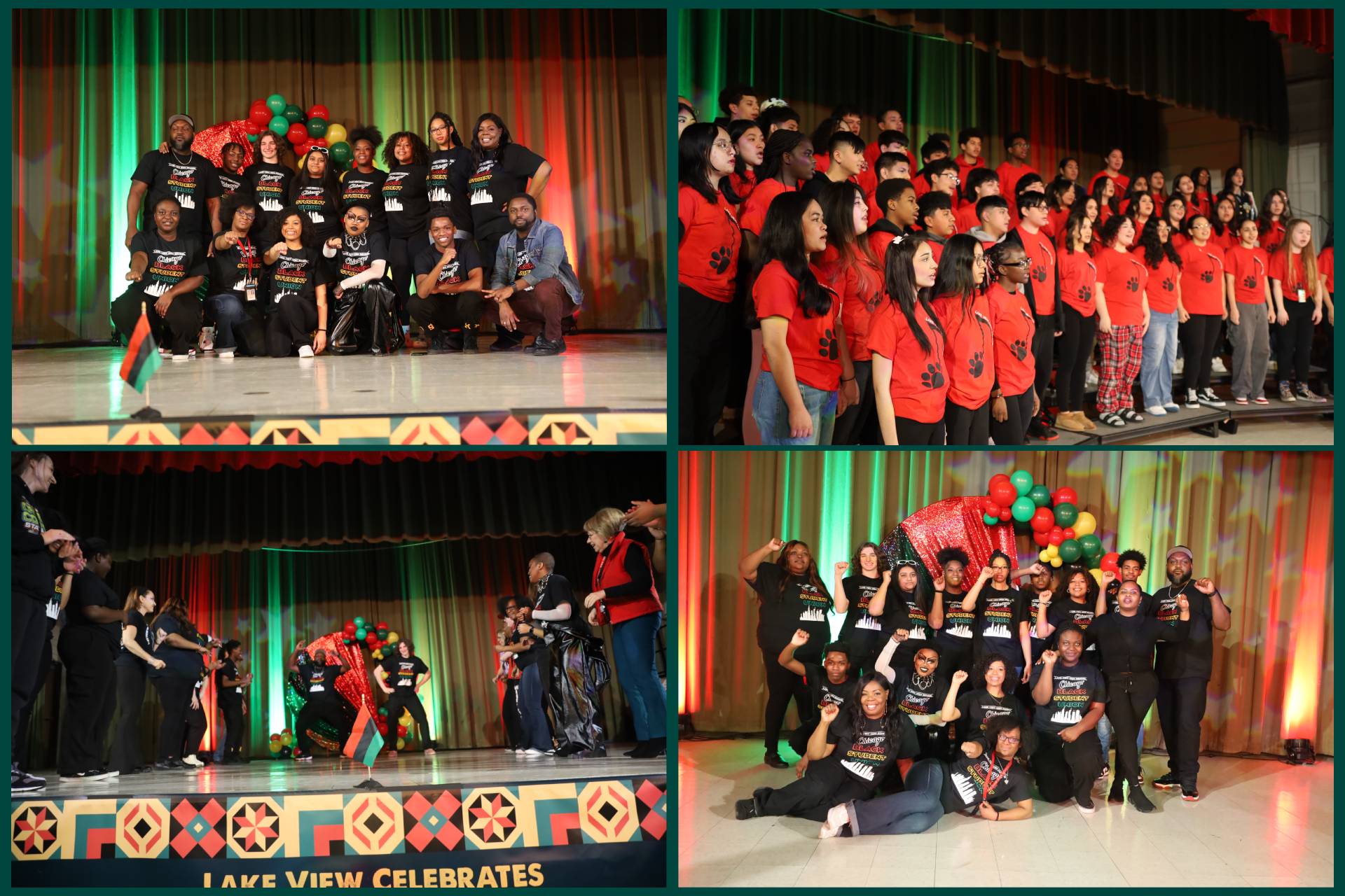Black History Month Assembly at Lake View HS