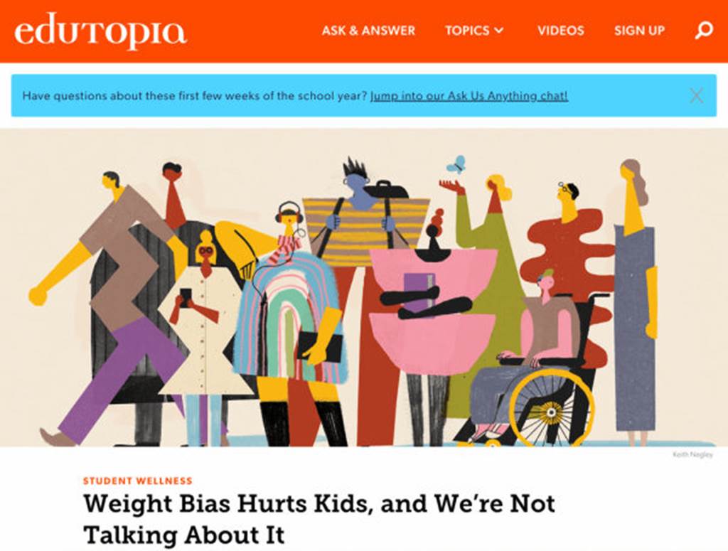 Weight Bias Hurts Kids, and We're Not Talking About It - Banner