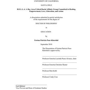 H.E.L.L.A: A Bay Area Critical Racial Affinity Group Committed to Healing, Empowerment, Love, Liberation, and Action - image