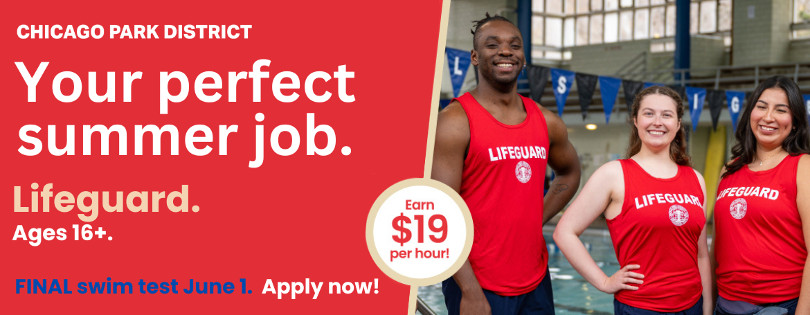Your perfect summer job - Lifeguards digital banner
