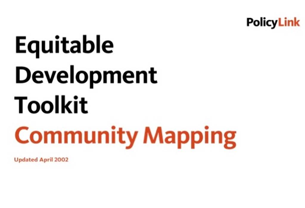 Equitable Development Toolkit - Community Mapping image