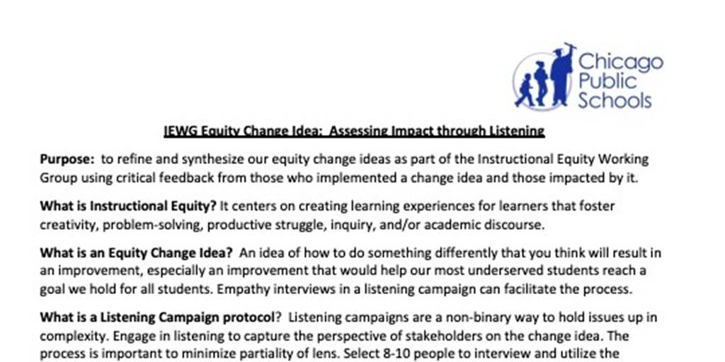 IEWG Equity Change Idea document image