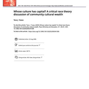 Whose Culture Has Capital - Cover image