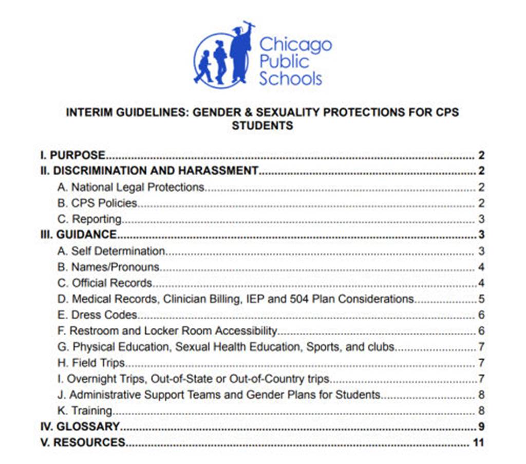 Gender & Sexuality Protections For CPS Students Banner