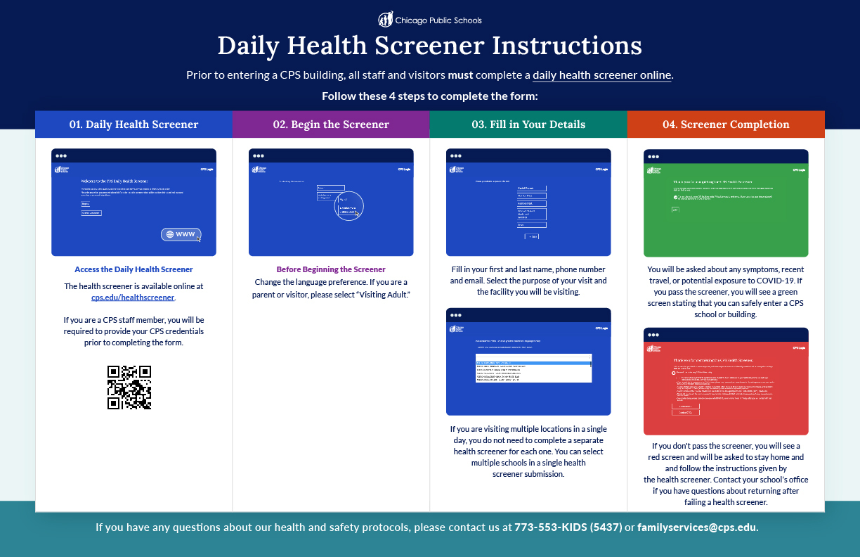 Health Screener Instructions