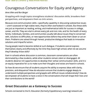 Courageous Conversations for Equity and Agency Image