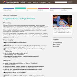 Organizational Change Process - Document image