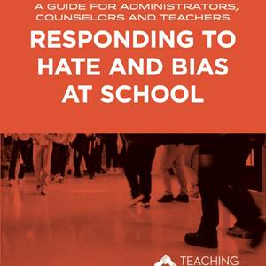 Responding to Hate and Bias at School - Cover image