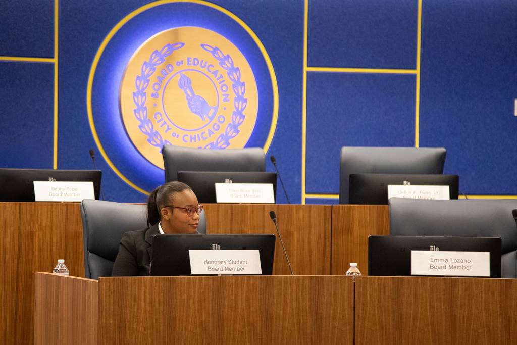 Destiny S., Honorary Student Board Member