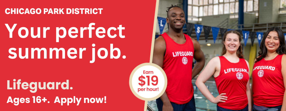 Your perfect summer job - Lifeguards digital banner