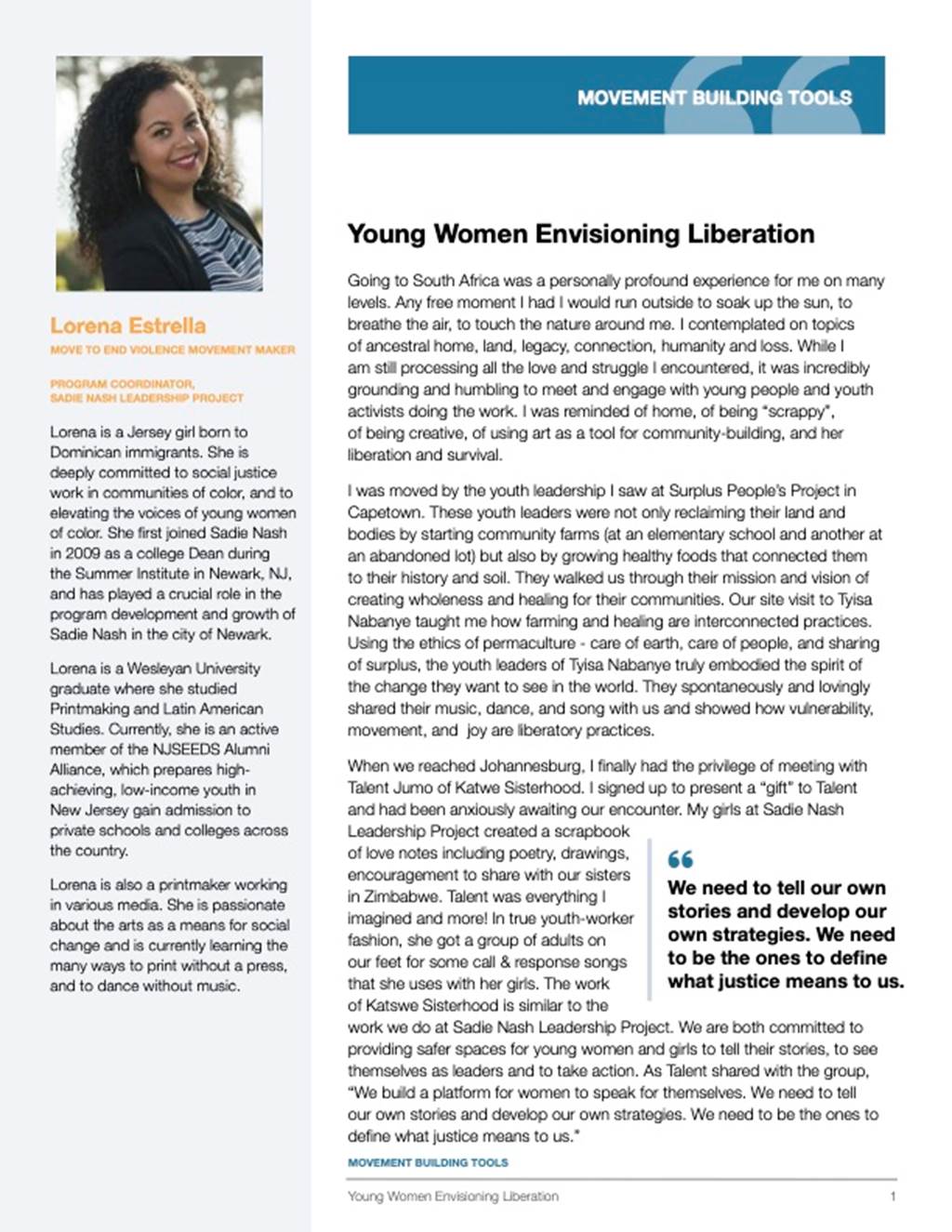 Tool to Engage Youth in Conversations about Liberation cover