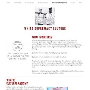 White Supremacy Culture - Cover image