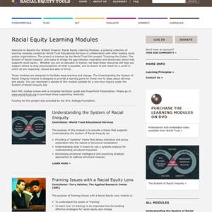 Racial Equity Learning Modules - Document image