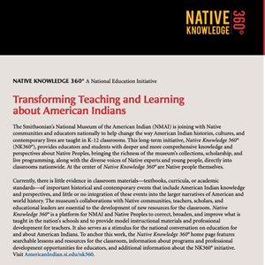 transforming traching and learning about American Indians screenshot