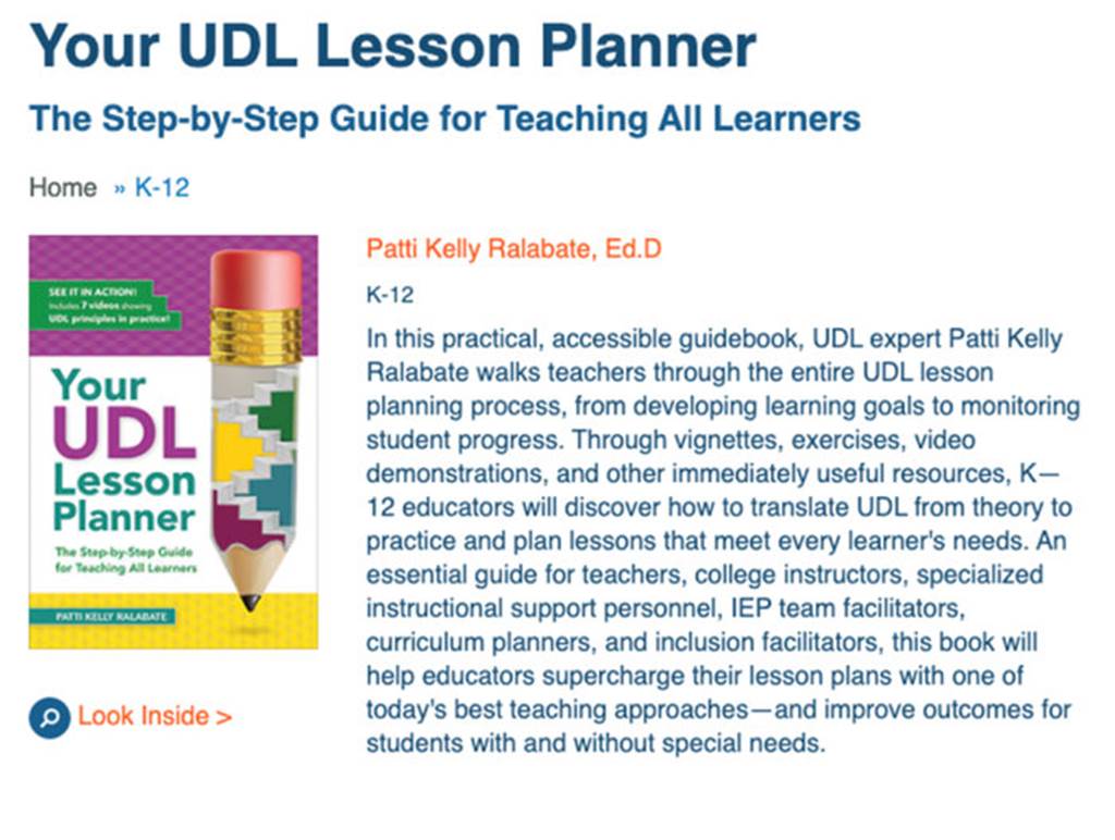 Your UDL Lesson Planner - Banner