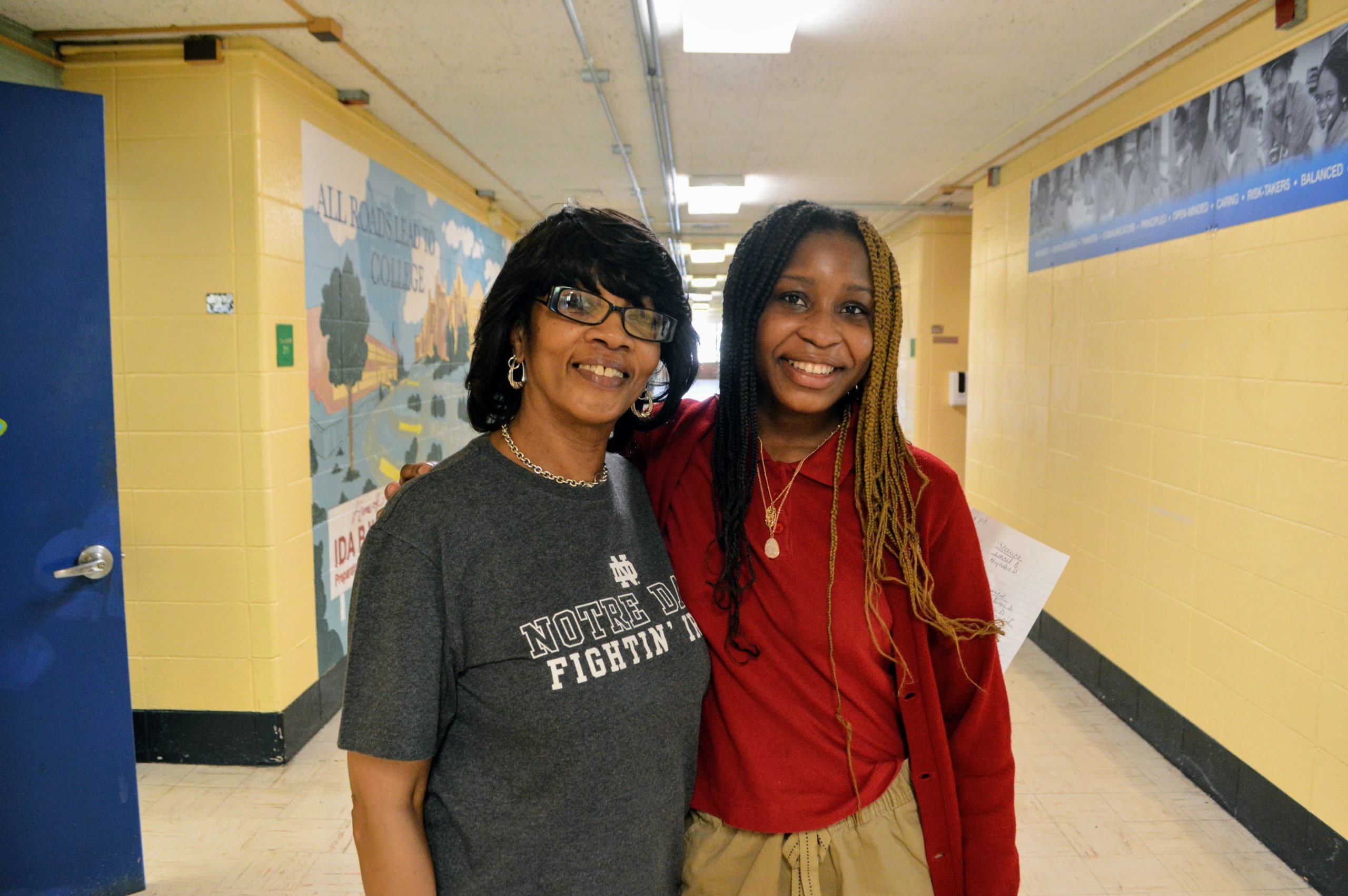 Ope and teacher Ms. Wesley