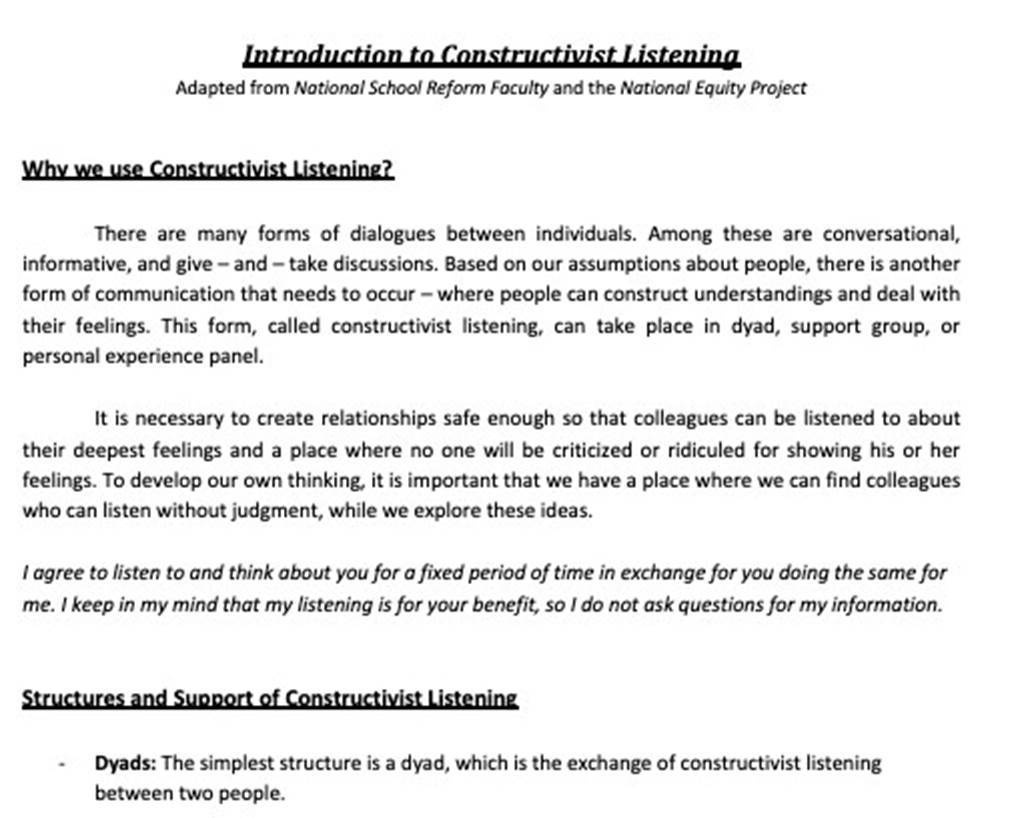 Introduction to Constructivist Listening image