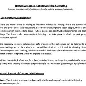 Introduction to Constructivist Listening image