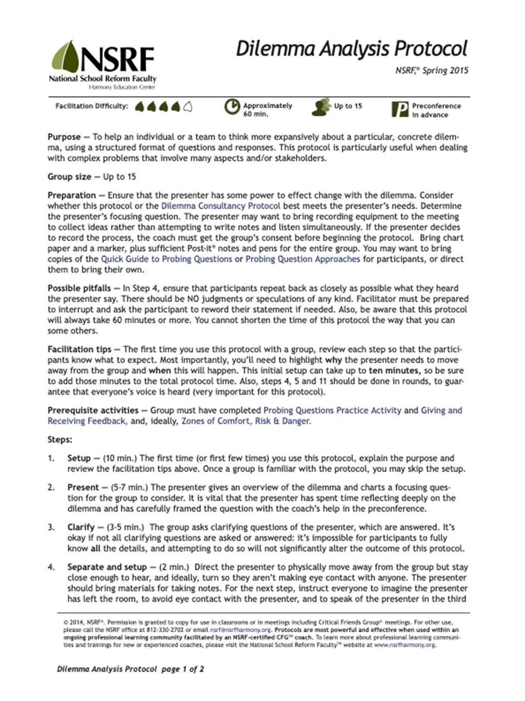 Dilemma Analysis Protocol - image