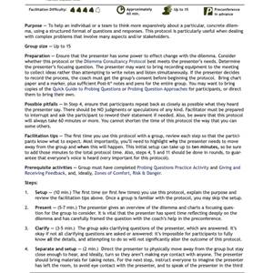 Dilemma Analysis Protocol - image