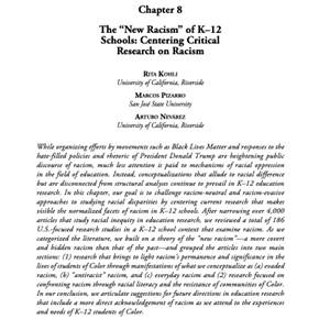 The “New Racism” of K–12 Schools: Centering Critical Research on Racism - image