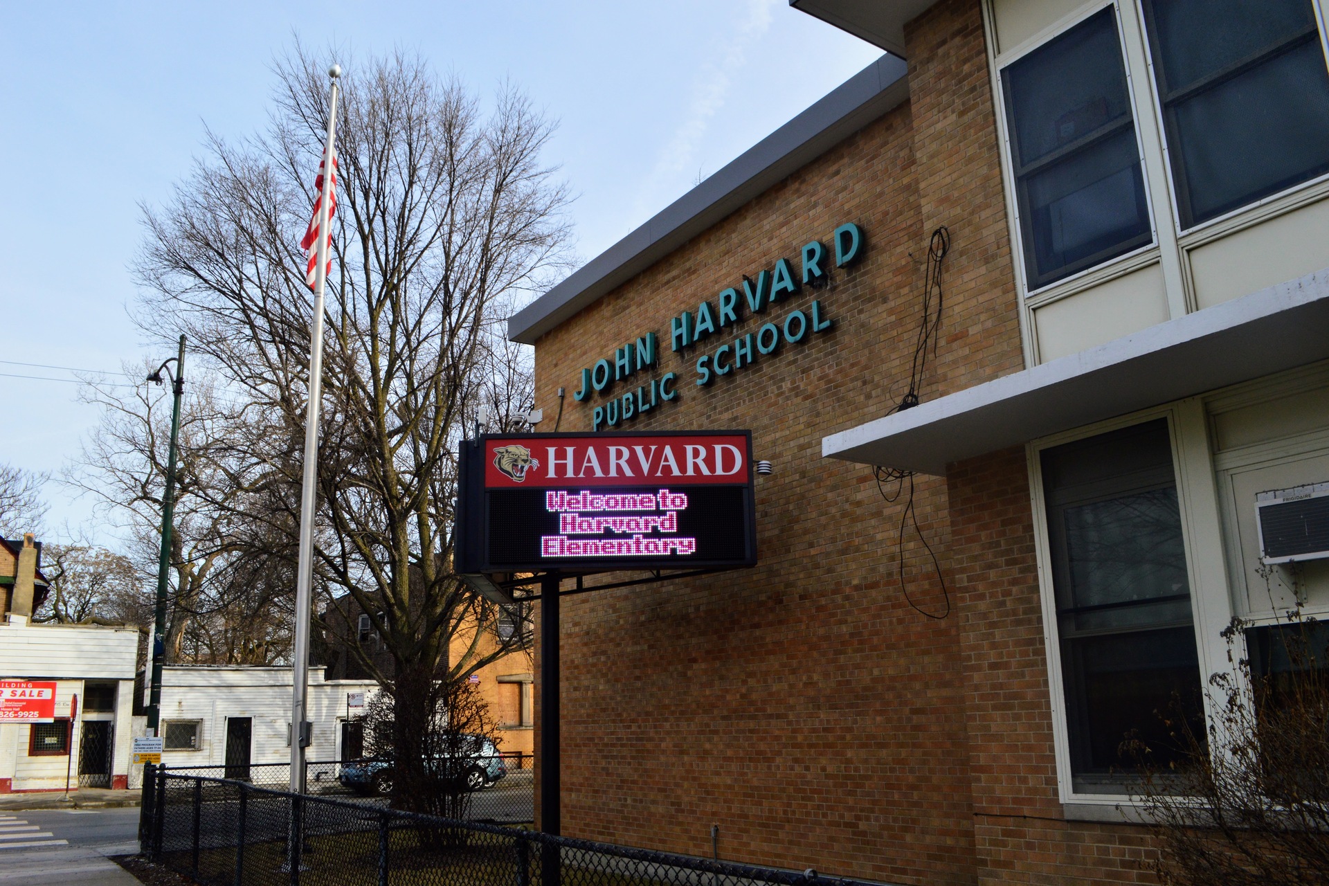 Harvard Elementary Sign