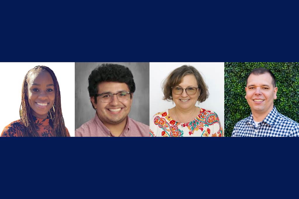 Headshots of four Golden Apple Finalists