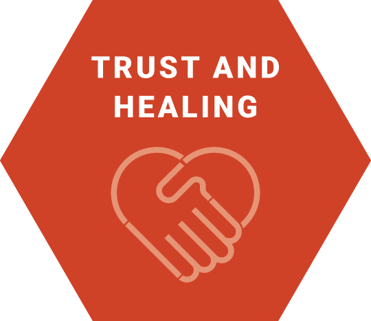 trust and healing icon