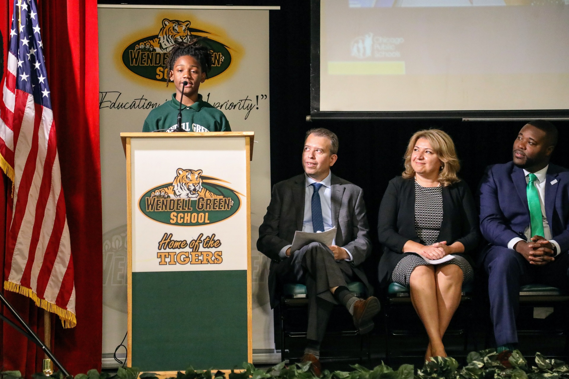 Wendell Green ES Press Conference