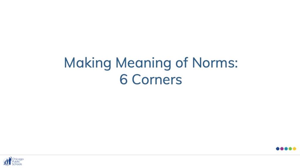 Making meaning of norms slides