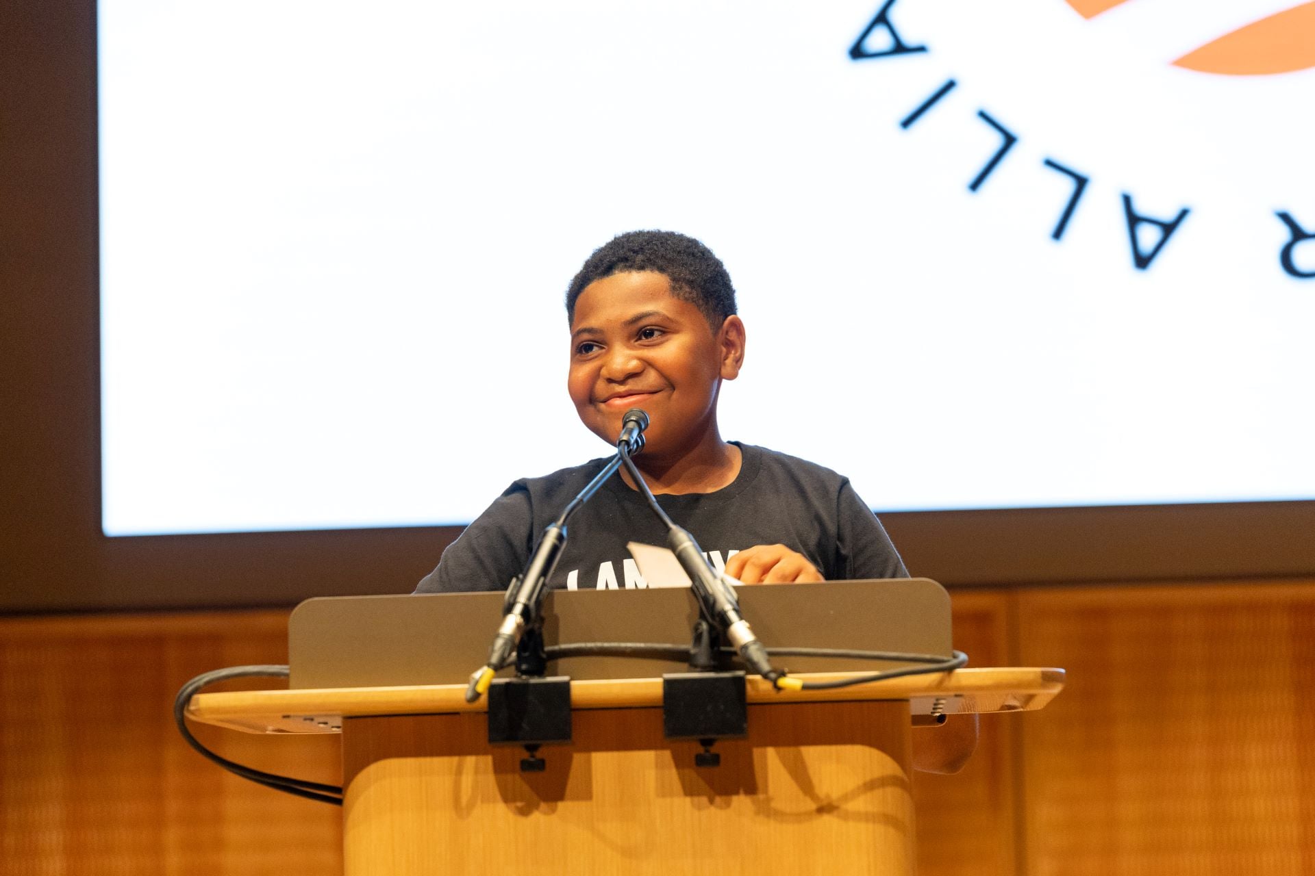 Student at My Brother's Keeper event