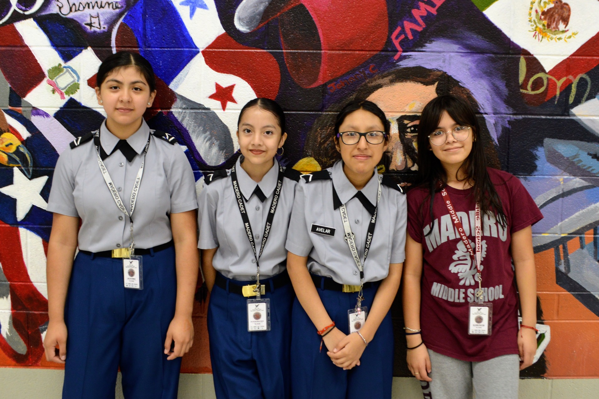  Madero Middle School students