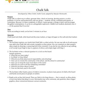 Chalk Talk - Document image
