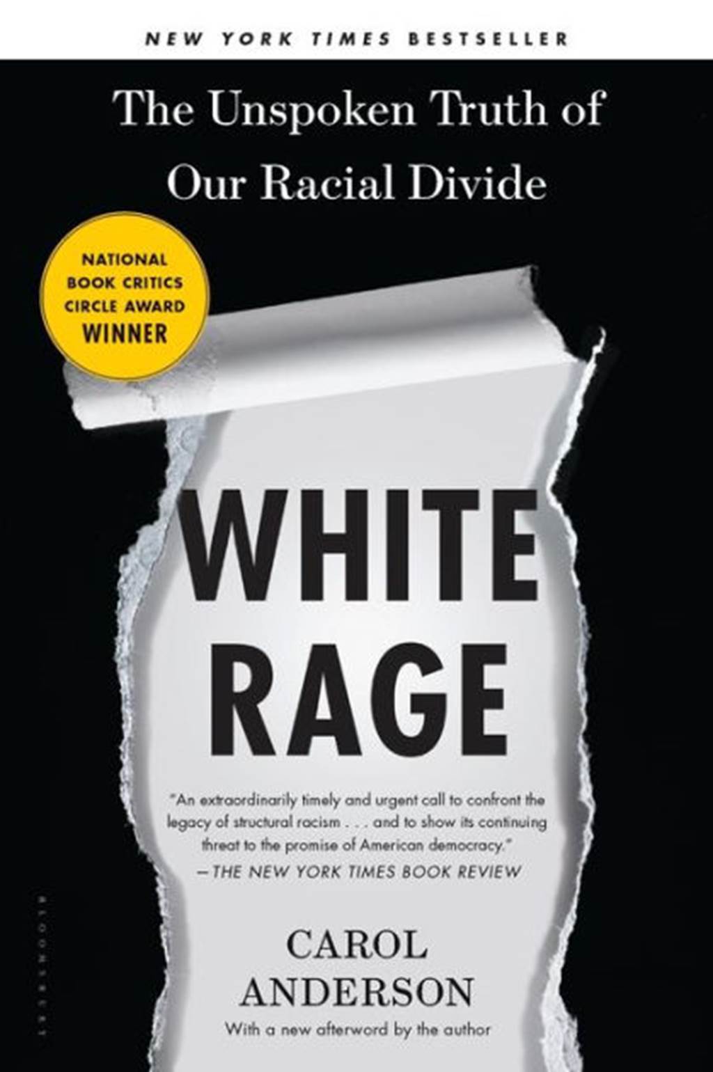 White Rage: The Unspoken Truth of Our Racial Divide cover image