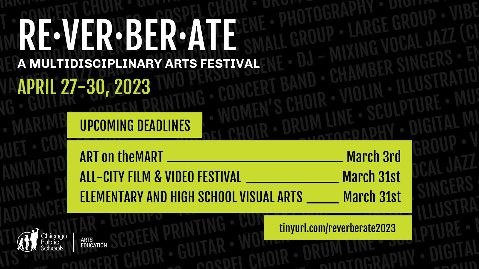 Reverberate Festival, April 27-30, 2023.