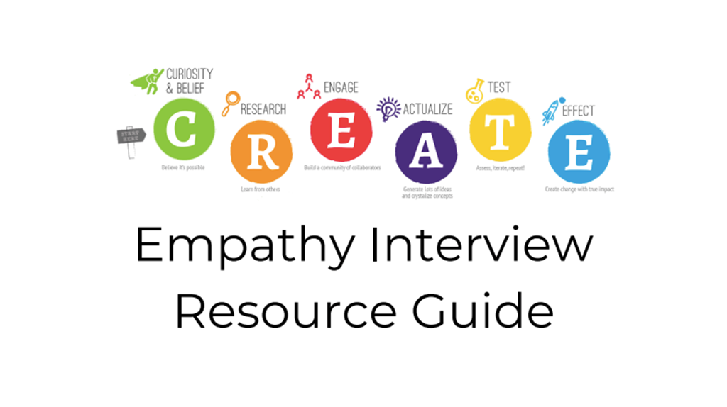 Emapathy Interview Resource Guide cover