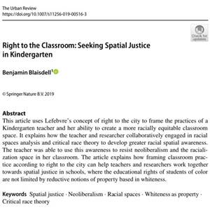 Screenshot of right to the classroom