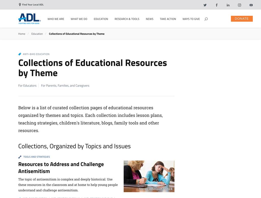 Collections of Educational Resources by Theme - image