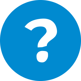 Blue question mark icon