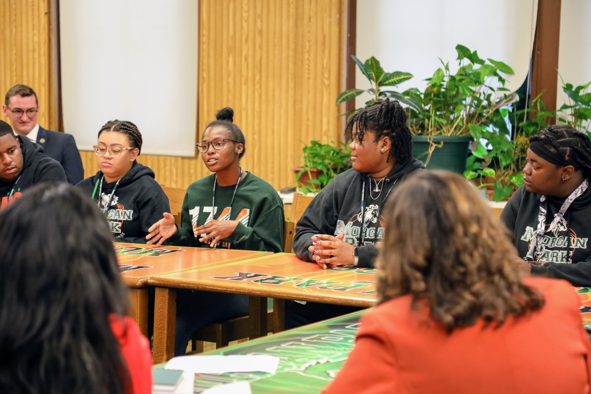 meeting with students