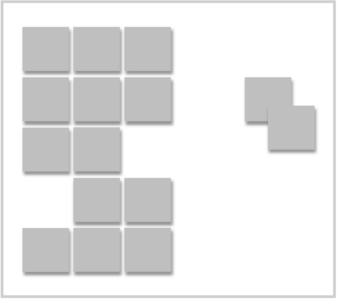 Graphic of two isolated data points